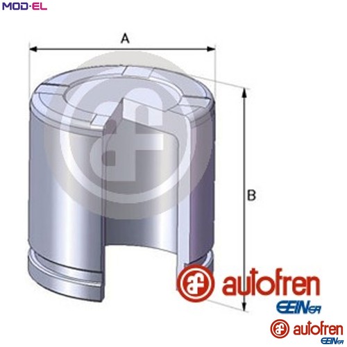 Piston brake caliper d02550 - piston,