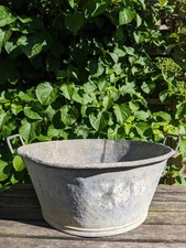 Vintage French Galvanised