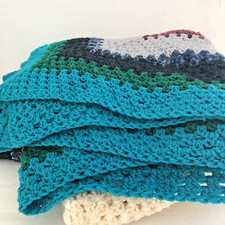 Vintage Crochet Throw Blanket