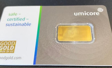 2.5g Pure Gold Umicore bar