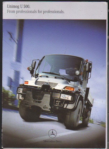 Unimog u500 truck brochure - "u500",