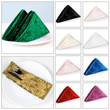 Crushed Velvet Napkins Dining