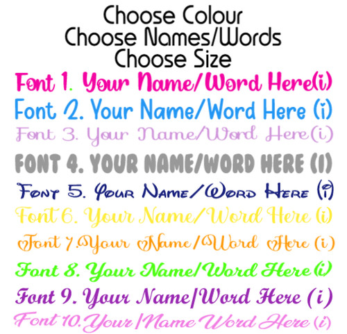 Personalised vinyl name - personalised,