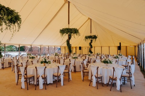Wedding chair drapes table - wedding, drapes/table