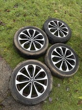 NISSAN QASHQAI 07- 2013 18" ALLOY WHEELS, NEARLY  TYRES + Rims Alloys