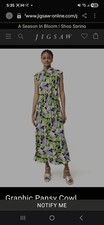 Jigsaw Graphic Pansy Midi