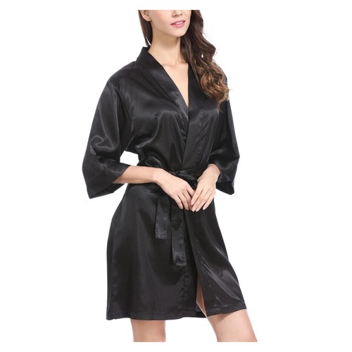 Ladies satin robe dressing - ladies,
