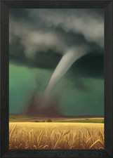 Tornado on the Plains Framed