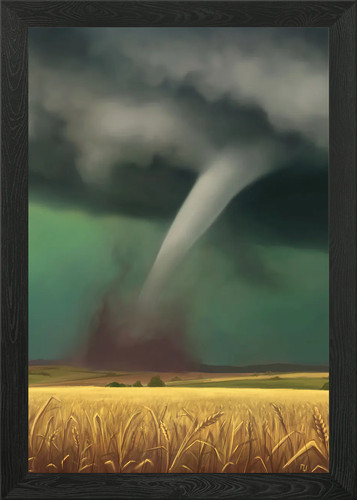 Tornado the plains framed - tornado,