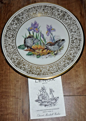 Lenox boehm birds plate - plate, ~