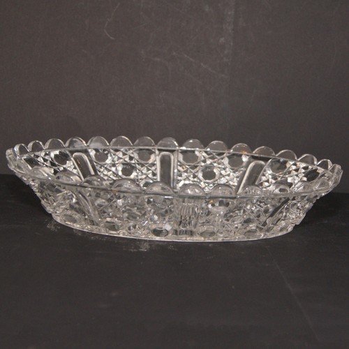 Vintage glass shallow nibbles - glass,