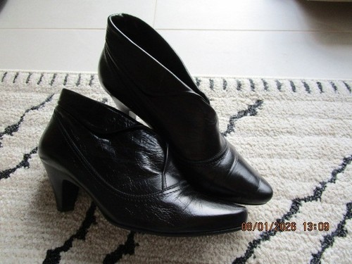 Wonders black leather - , ankle