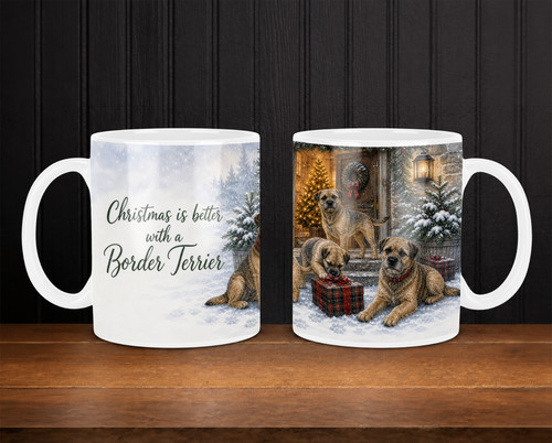 Personalised border terrier - personalised,