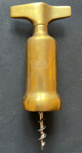 Large brass corkscrew - large, corkscrew.