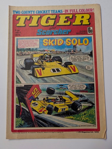 Tiger and scorcher comic - scorcher, 31st
