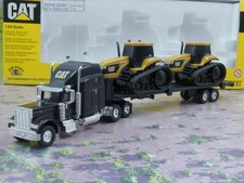 Norscot 55055 Peterbilt CAT Hauler with Challenger Tractors - 1:64 scale boxed