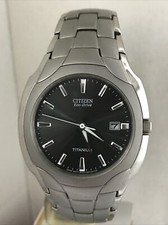 Citizen Men’s Eco Drive Analogue Date Super Titanium Bracelet Watch BM7440-51E