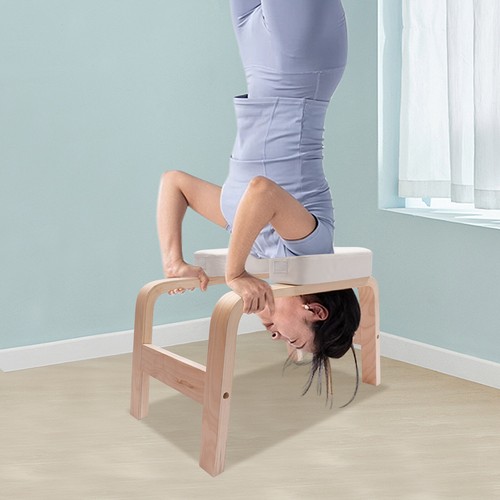 Yoga headstand bench exercise - yoga,