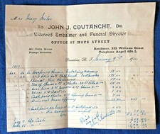 PROVIDENCE R I 1914 Embalmer &