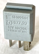 13100504 Genuine Vauxhall Corsa/Astra/Vectra/Zefira 5-Pin Relay Multi Use 12V
