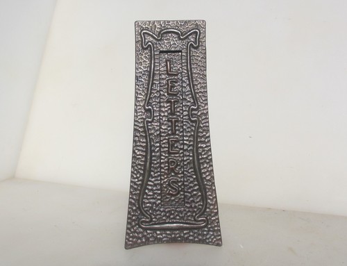 Antique iron letterbox letter - antique,