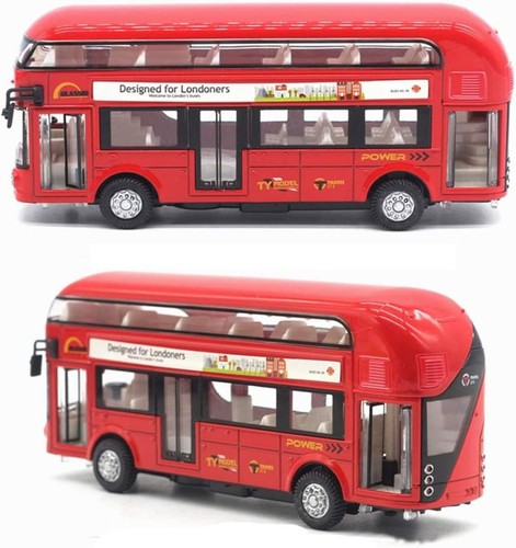 Red london bus - red, pull