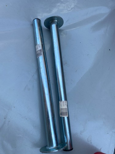 Trailer prop stand drop tubes - trailer,
