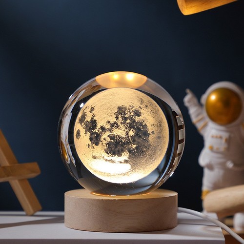 Solar system crystal - 3d,
