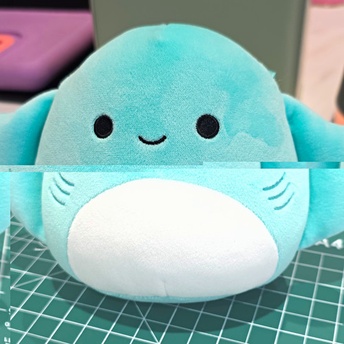 Squishmallows blue white - squishmallows,