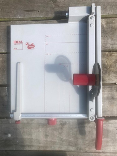 Ideal 1038 paper guillotine - paper,