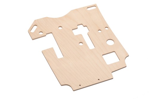 Wooden pedal floor board right - pedal,