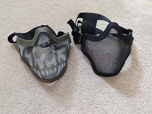 Airsoft half face mesh - 2x,