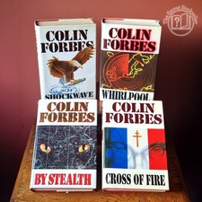 Colin Forbes. x4 Hardback Book