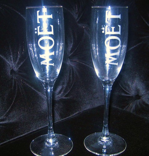 Moet chandon champagne - moet, flutes