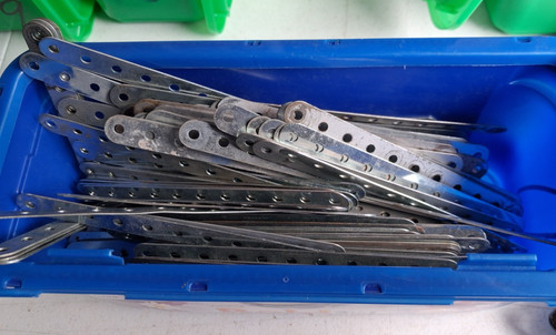 Meccano zinc strips 11 - x,