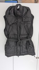 Zara black nylon padded hooded