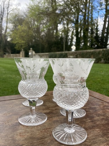 Edinburgh crystal wine - wine, glasses