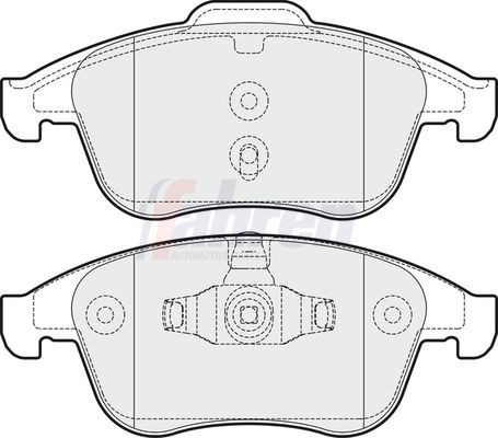 Front brake pad set for - front,
