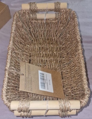 Small wicker baskets pack - baskets,, 2-pack