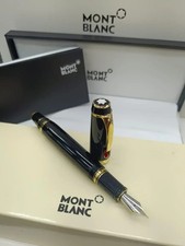 MONTBLANC Boheme Black Fountain Pen M Nib - Used With Box