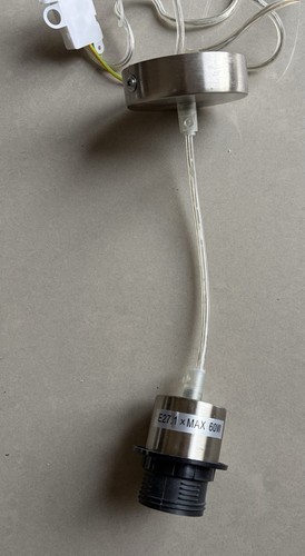 Satin chrome ceiling pendant - chrome,