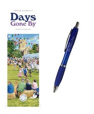 Days Gone By, Nostalgia by Trevor Mitchell Slim Calendar 2026 + PEN
