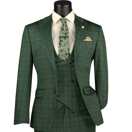 Vinci men green plaid - vinci,