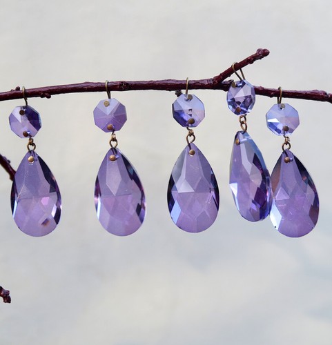 Purple amethyst glass - purple,