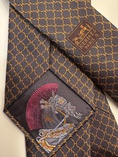 Hermes 7 H Cheval Punk Tie - New In Box/Xmas sleeve
