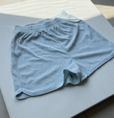 Blue towelling shorts - h&m,