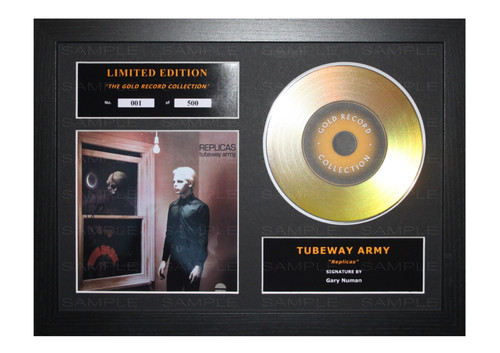 Tubeway army signed gold - tubeway,