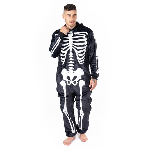 Men halloween skeleton print - men's,