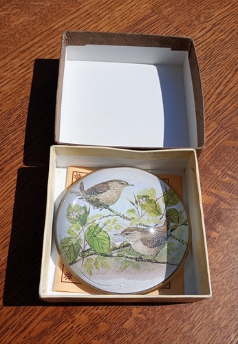 Vintage wrens glass - wrens, domed