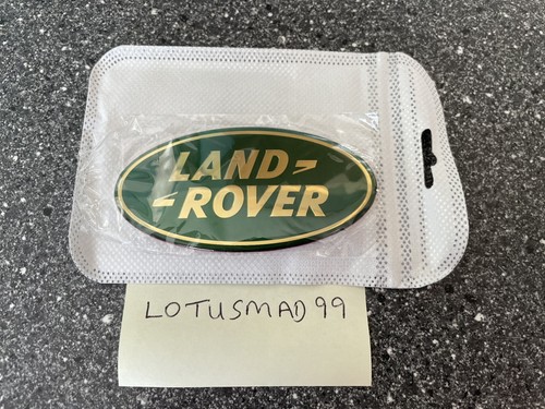 Land rover green gold emblem - &,